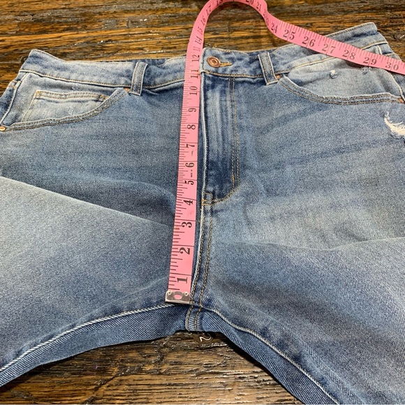 Boho Blue Jeans Distressed Bandana Print Embroidered Embroidery Cotton 17 - Picture 10 of 16